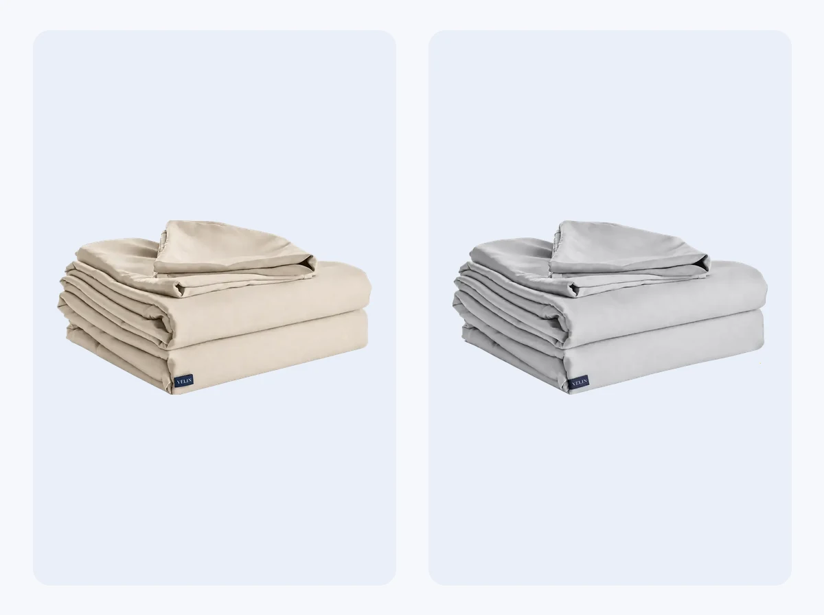 Choose White, Beige, Navy Blue, or Light Grey