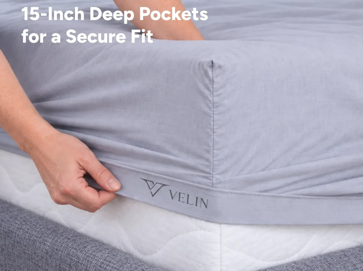 Stretch the Fitted Corners Over Your Mattress & Pillowcases